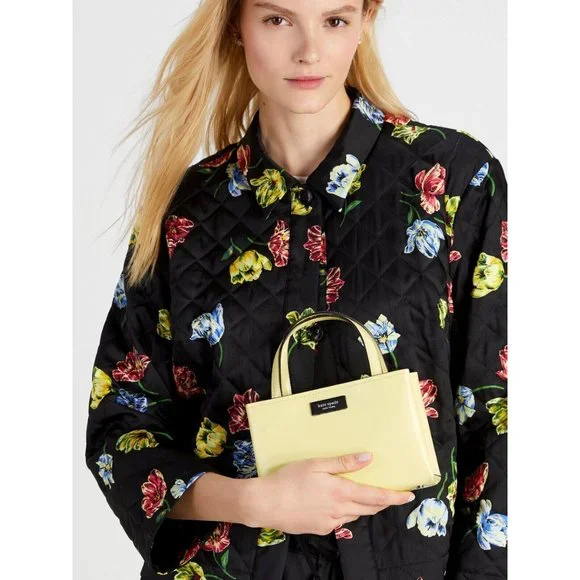 COPY - New Kate Spade Sam Icon Spazzolato Leather Mini Tote Suns Out - Picture 3 of 4